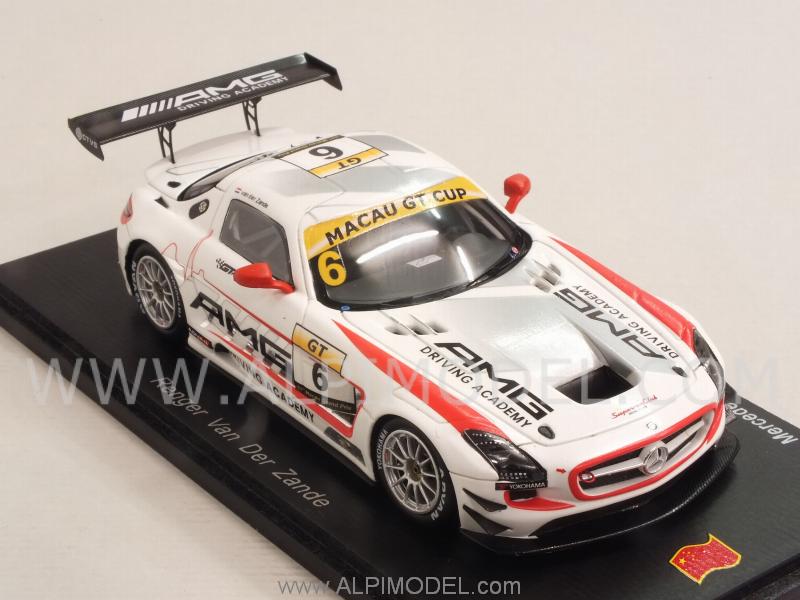 Mercedes SLS AMG GT3 #6 2nd GP Macau GT Cup 2014 Renger Van Der Zande - spark-model