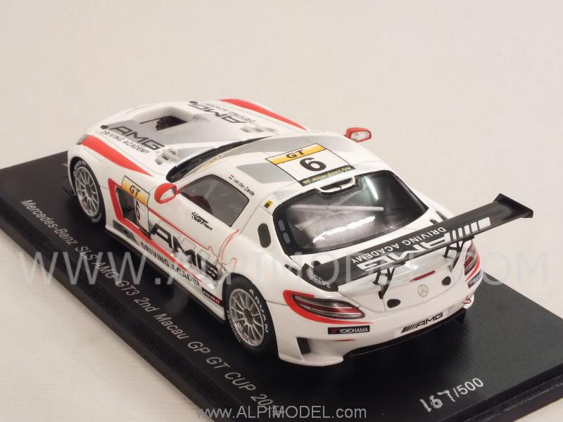 Mercedes SLS AMG GT3 #6 2nd GP Macau GT Cup 2014 Renger Van Der Zande - spark-model