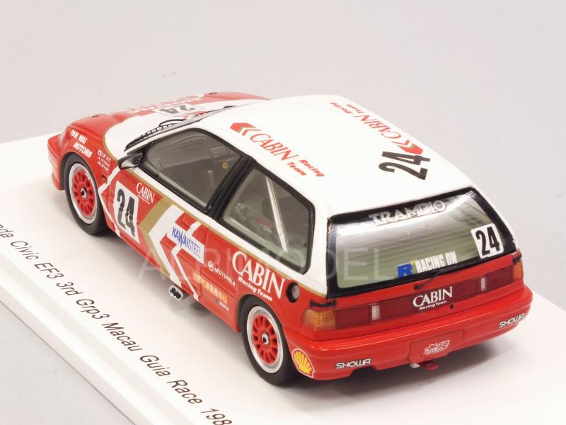 Honda Civic EF3 #24 Grp.3 Macau Guia Race 1989 Masami Miyoshi - spark-model