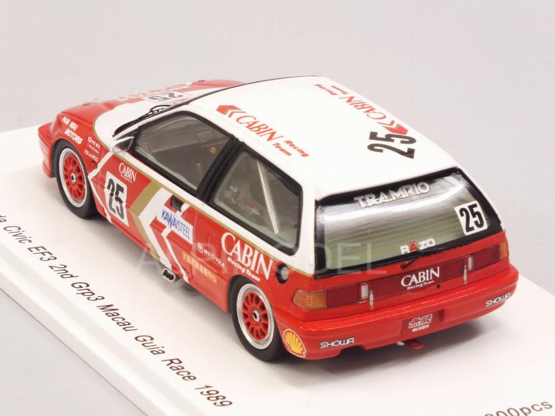 Honda Civic EF3 #25 Grp.3 Macau Guia Race 1989 Yasuo Muramatsu - spark-model