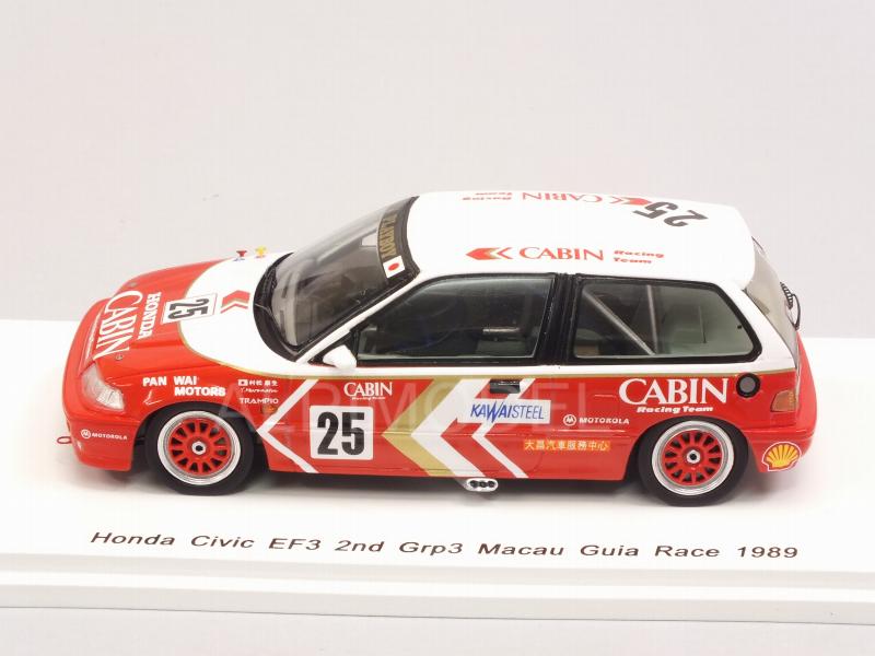 Honda Civic EF3 #25 Grp.3 Macau Guia Race 1989 Yasuo Muramatsu - spark-model
