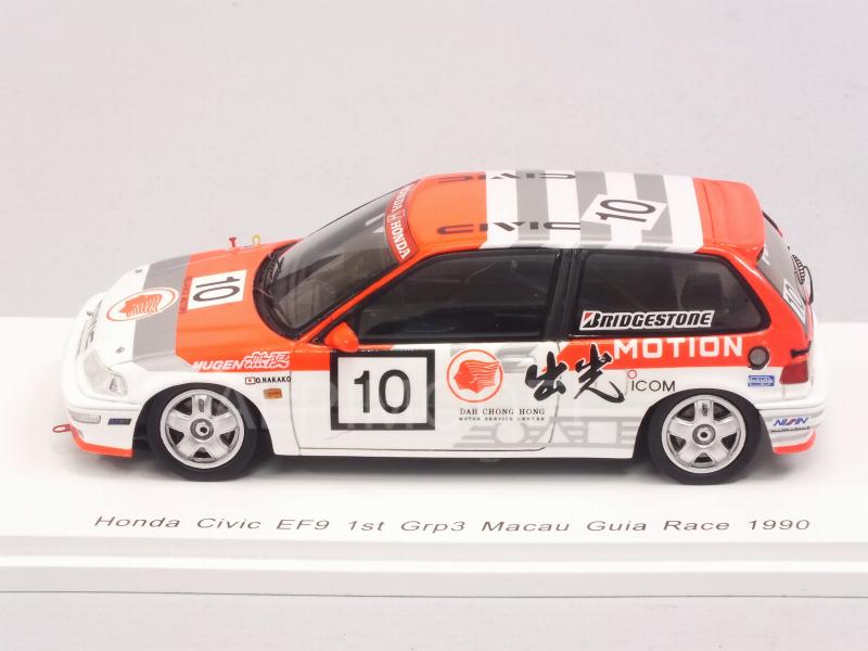 Honda Civic EF9 #10 1st Gr.3 Macau Guia Race 1990 Osamu Nakako - spark-model