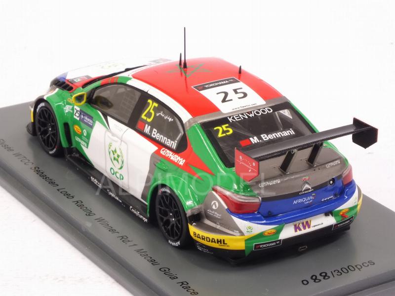 Citroen C-Elysee WTCC #25 Winner Rd.1 Macau Guia Race 2017 Mehdi Bennani - spark-model