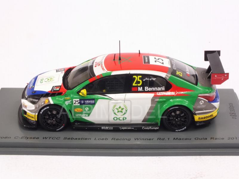 Citroen C-Elysee WTCC #25 Winner Rd.1 Macau Guia Race 2017 Mehdi Bennani - spark-model