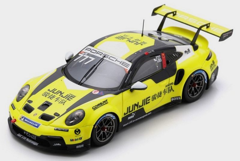 Porsche 911 GT3 #777 Carrera Cup Asia Champion 2022 Leo Ye by spark-model