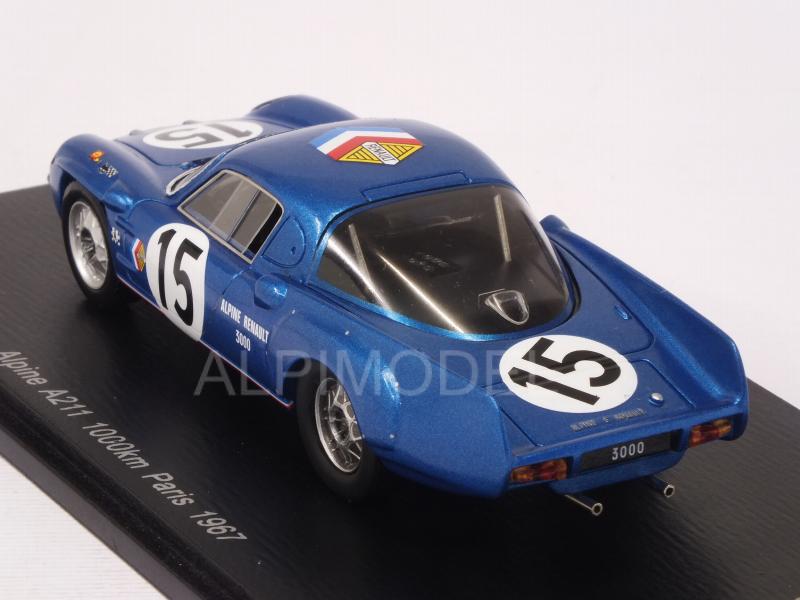 Alpine A211 #15 1000 Km de Paris 1967 Bianchi - Grandsire - spark-model