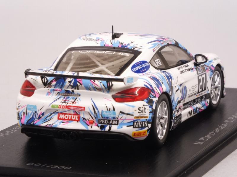 Porsche Cayman GT4 #27 FFSA GT 2018 Blanchemain - Palette - spark-model