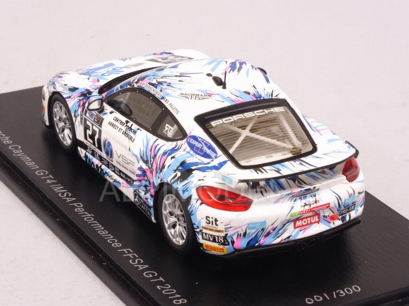 Porsche Cayman GT4 #27 FFSA GT 2018 Blanchemain - Palette - spark-model
