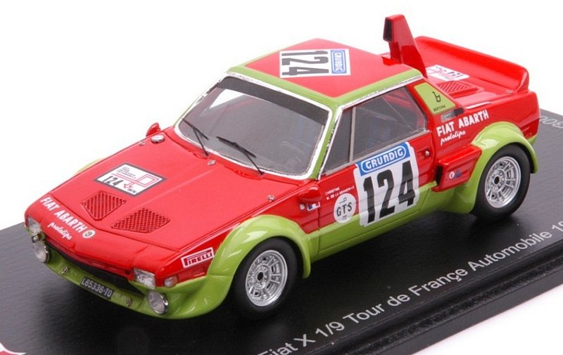 Fiat X1/9 Abarth #124 Tour de France 1974 Christine - De La Grandive by spark-model
