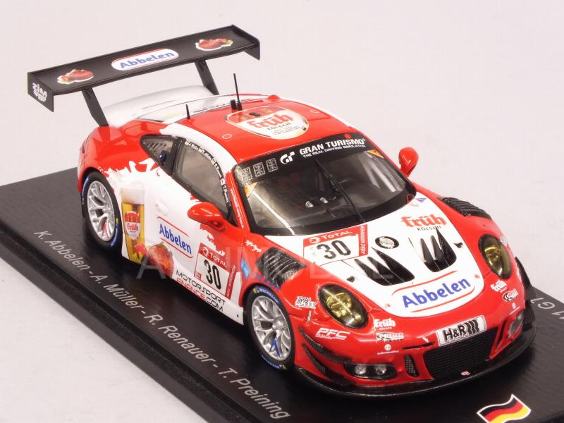 Porsche 911 GT3-R #30 Nurburgring 2019 Muller - Renauer - Preining - Abbelen - spark-model