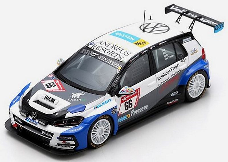 Volkswagen Golf GTI TCR #66 Nurburgring 2022 Schemmann - Haller - Fink - Elkmann by spark-model