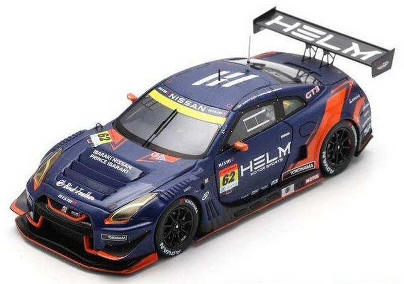 Nissan GT-R Helm Motorsports #62 SuperGT300 2024 Hirate-Hiraki-Hiraki by spark-model