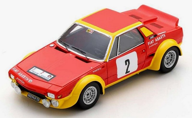 Fiat X 1/9 #2 Rally di Sicilia 1974 Pianta - Scabini by spark-model