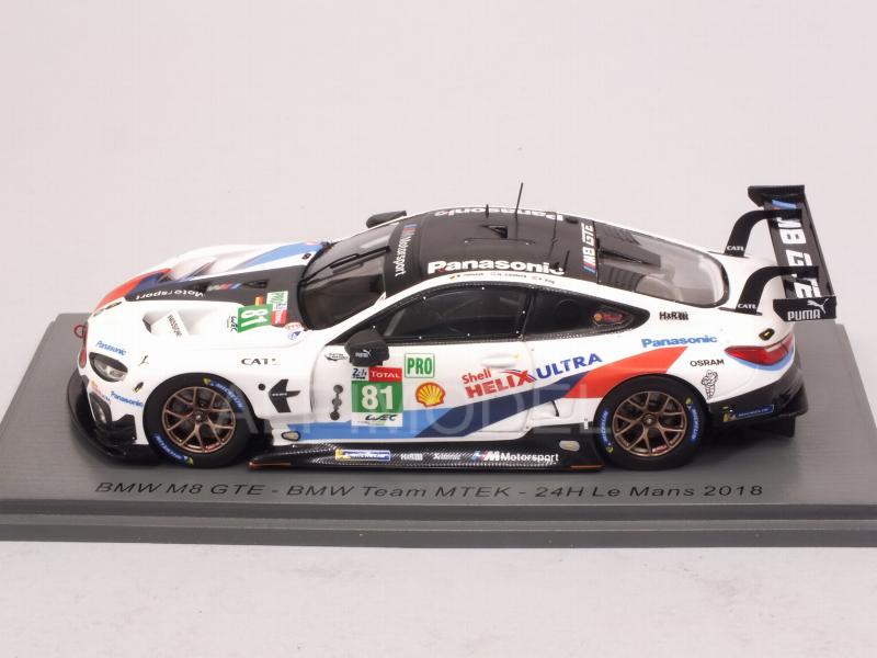 BMW M8 GTE #81 Le Mans 2018 Tomczyk - Catsburg Eng (Made by Spark for TSM) - spark-model