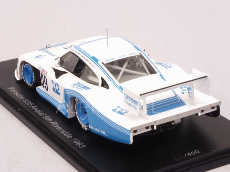 Porsche 935 Andial #9 6h Riverside 1983 Andretti - Foyt - Whittington - spark-model