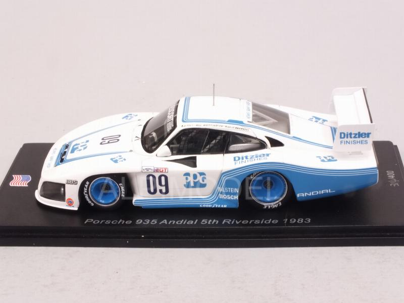 Porsche 935 Andial #9 6h Riverside 1983 Andretti - Foyt - Whittington - spark-model