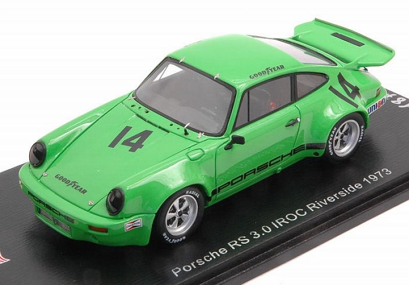 Porsche 911 RS 3.0 #14 IROC Riverside 1973 Emerson Fittipaldi by spark-model