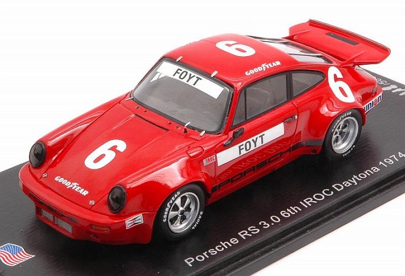 Porsche 911 RS 3.0 #6 IROC Daytona 1974 A.J.Foyt by spark-model