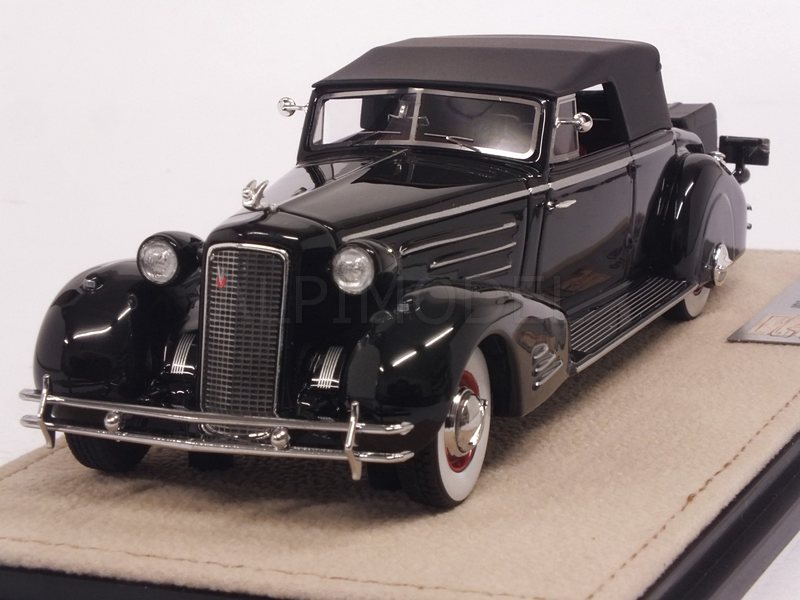 Cadilllac Victoria Convertible Coupe 452D V16 closed 1934 (Black) by stamp-models