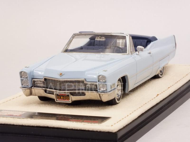 Cadillac DeVille Convertible 1968 (Arctic Blue) by stamp-models