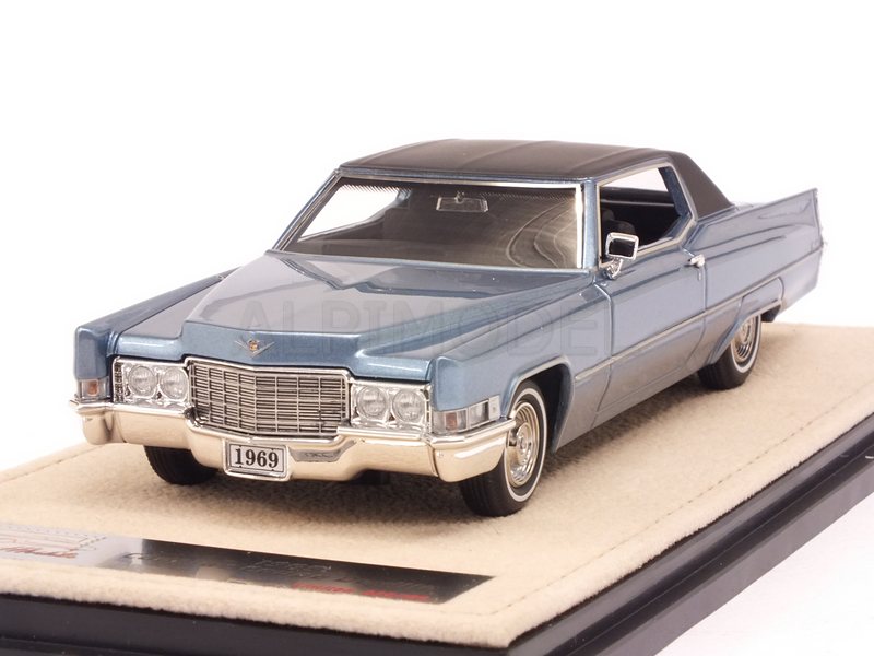 Cadillac Coupe DeVille 1969 (Astral Blue Metallic) by stamp-models