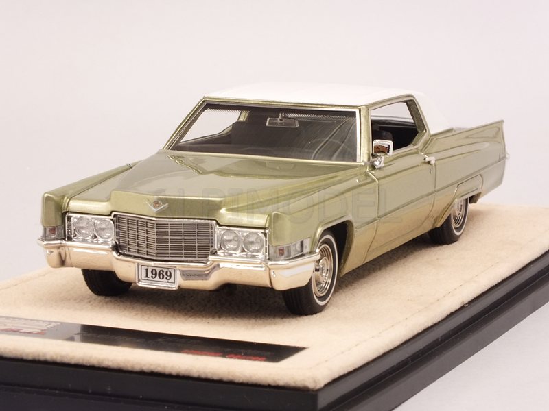 Cadillac Coupe DeVille 1969 (Palmetto Green Metallic) by stamp-models