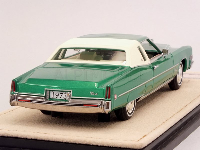 Cadillac Eldorado Custom Cabriolet 1973 (Viridian Green Metallic) - stamp-models