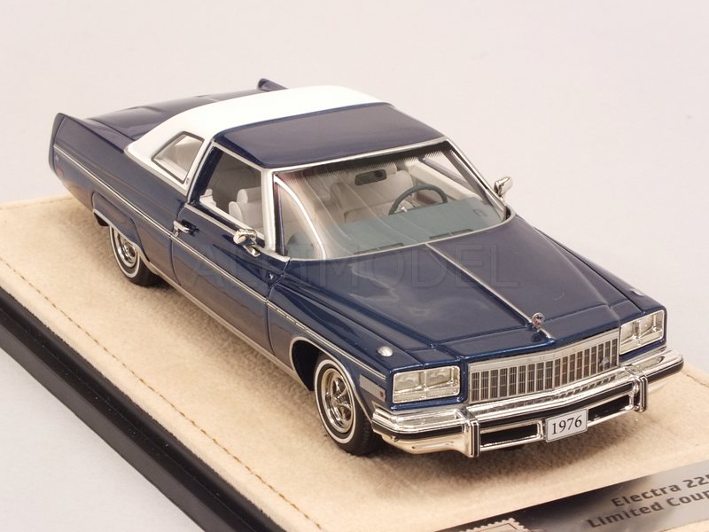 Buick Electra 225 Limited Coupe 1976 (Continental Blue Metallic) - stamp-models