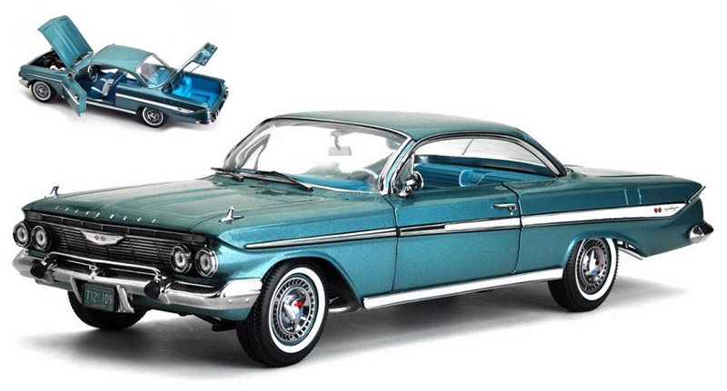 Chevrolet Impala Sport Coupe 1961 (Twillight Turquoise) by sunstar