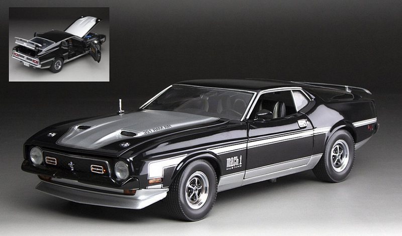Ford Mustang Mach 1 1971 (Raven Black) by sunstar