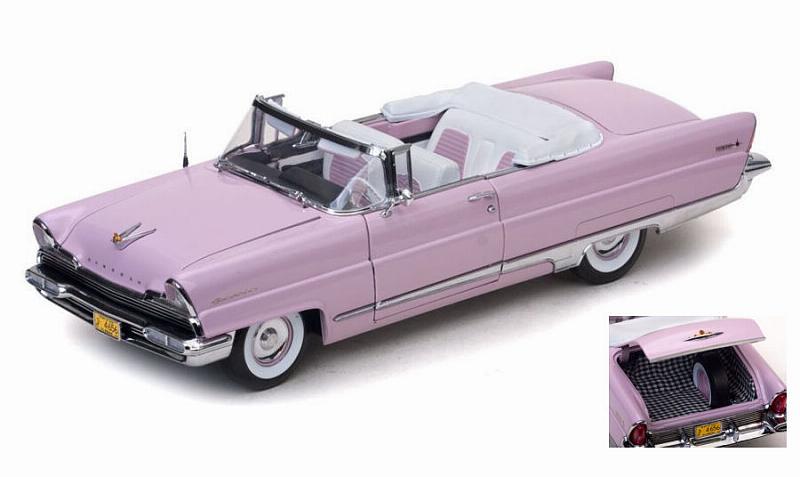 Lincoln Premiere Open Convertible 1956 Pink by sunstar