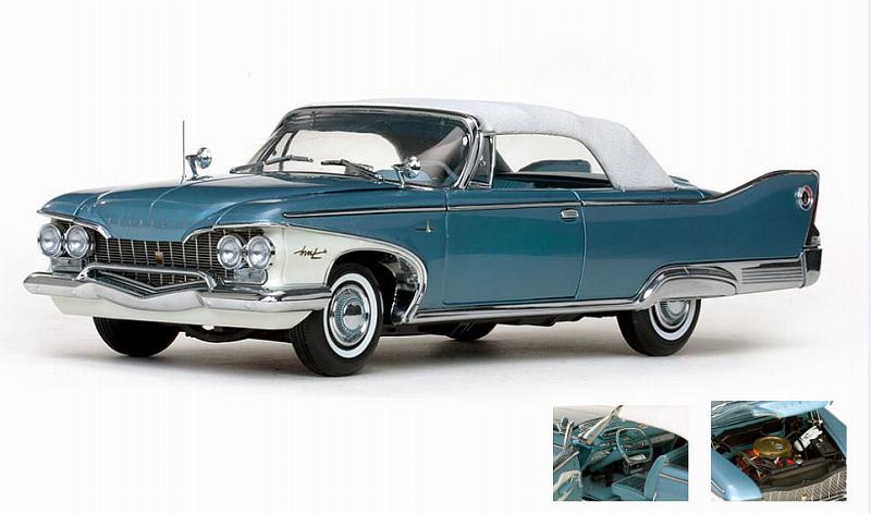 Plymouth Fury Closed Convertible 1960 Metallic Blue by sunstar