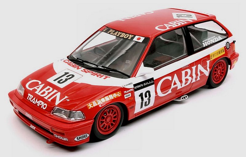 Honda Civic EF3 #13 GP Macau 1988 K.Shimizu by triple-9-collection