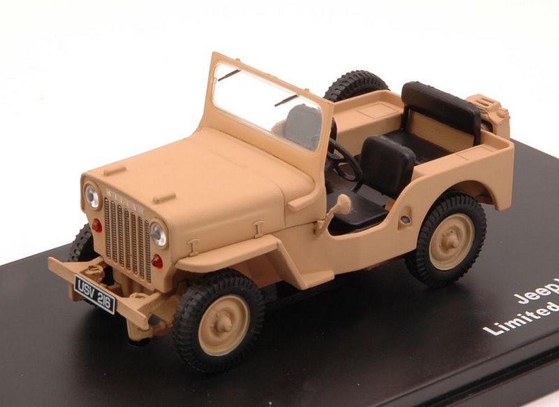 Jeep Willys CJ3B 1953 Open Desert Sand by triple-9-collection