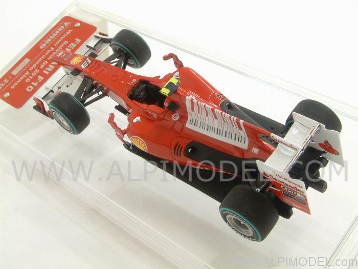 Ferrari F10 Winner GP Bahrain 2010 Fernando Alonso  (Limited Edition 238pcs.) - tameo