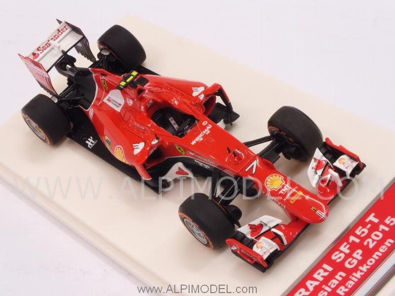 Ferrari SF15-T GP Malaysia 2015 Kimi Raikkonen (HQ Metal model) - tameo
