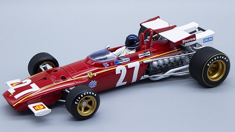Ferrari 312B #27 GP Belgium 1970 Jacky Ickx (with driver) by tecnomodel