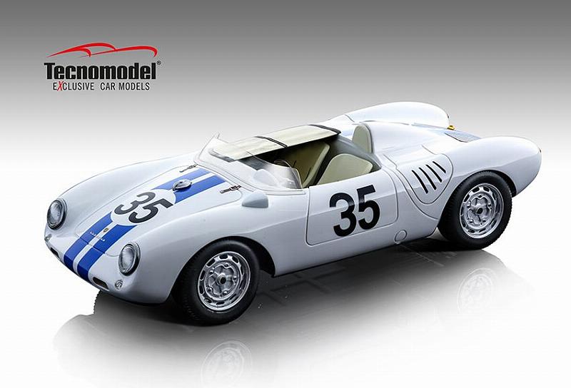 Porsche 550A #35 Le Mans 1957 Hugus - De Beaufort by tecnomodel