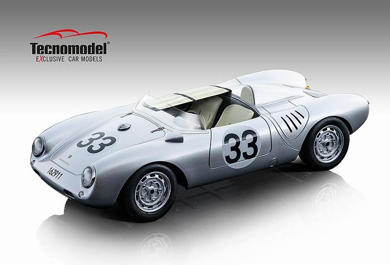 Porsche 550A #33 Le Mans 1957 Hermann by tecnomodel