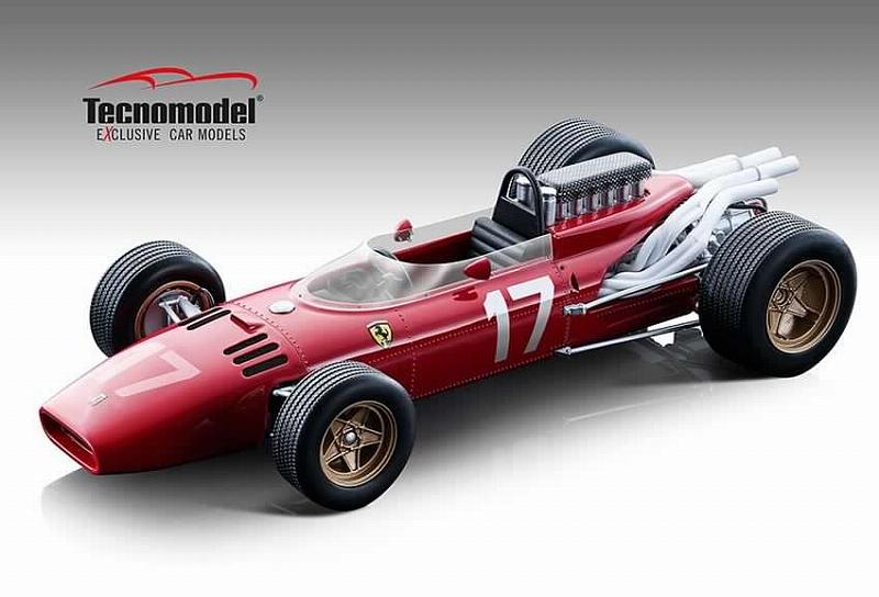 Ferrari 312 F1 #17 GP Monaco 1966 John Surtees by tecnomodel