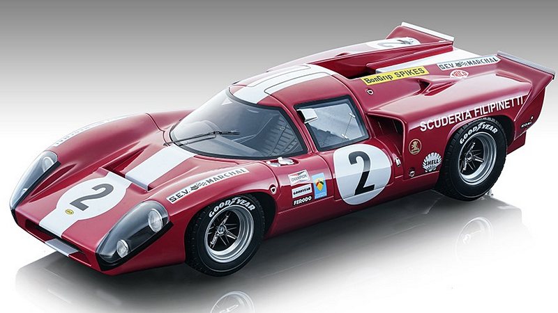 Lola T70 Mk3b GT #2 Le Mans 1969 Bonnier - Gregory by tecnomodel