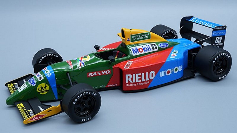 Benetton B190 #19 GP Germany 1990 Alessandro Nannini by tecnomodel