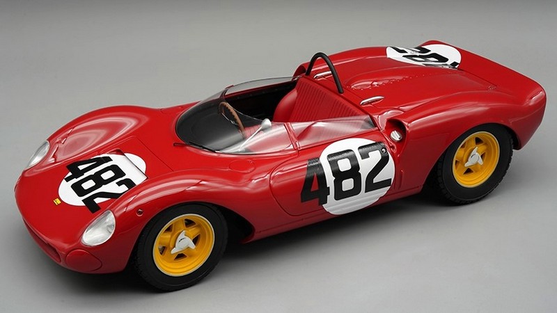 Ferrari 206 Dino SP #482 Winner Cesana-Sestriere 1965 Ludovico Scarfiotti by tecnomodel