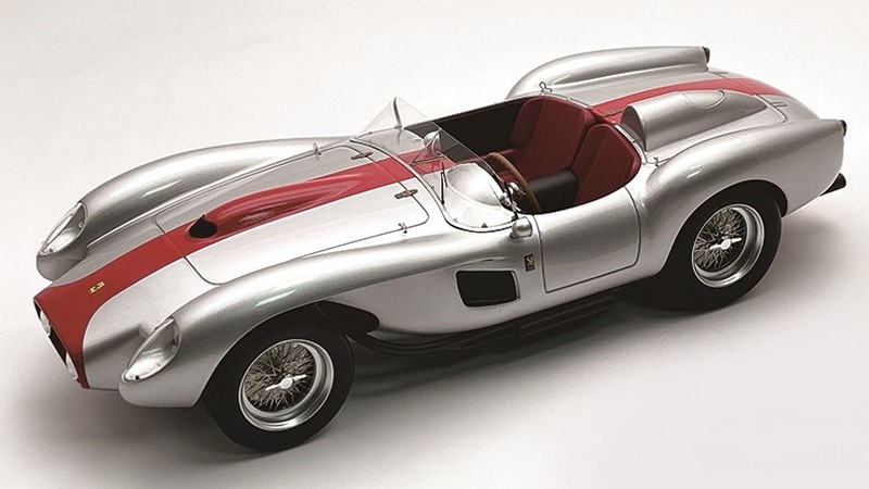 Ferrari 250 TR Pontoon Fender Street Version 1958 (Silver) by tecnomodel
