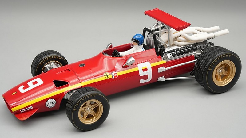 Ferrari 312 F1/68 #9 GP Nurburgring 1968 Jacky Ickx (with driver) by tecnomodel
