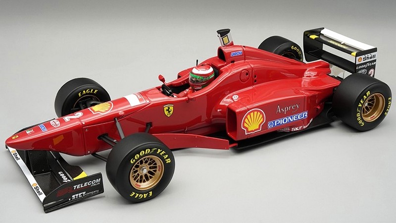 Ferrari F310 #2 GP San Marino 1996 Eddie Irvine (with driver) by tecnomodel
