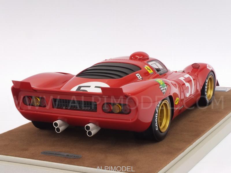 Ferrari 312P Coupe #57 24 Le Mans 1970 Adamowicz - Parsons - tecnomodel
