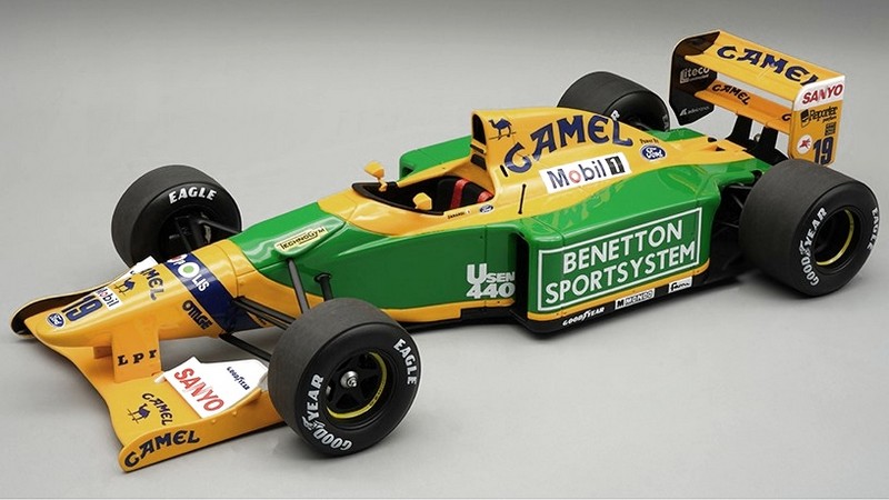 Benetton B192 #19 Test Car Barcelona 1992 Alex Zanardi by tecnomodel