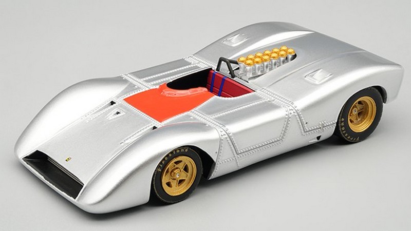 Ferrari 612 Can-Am Press Version 1968 Press Version (Matt Aluminium) by tecnomodel