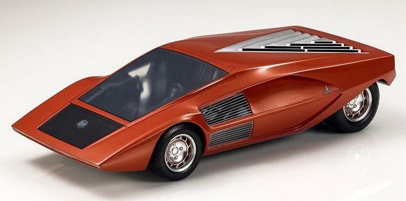 Lancia Stratos Zero Concept 1970 (Reddish Brown) by top-marques